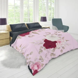 Beautiful Roses Elegant Design Duvet Cover 1