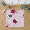 Beautiful Roses Elegant Design Rug