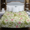 Beautiful Small Pink Floral Pattern Duvet Cover