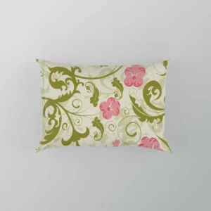 Beautiful Small Pink Floral Pattern Pillow Case