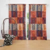 Beautiful Watercolor Geometric Background Curtain