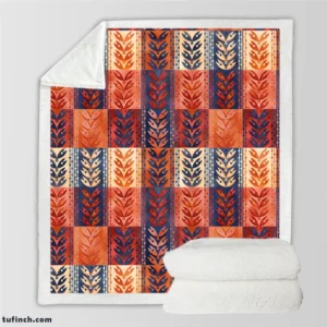 Beautiful Watercolor Geometric Background Sherpa Fleece Blanket