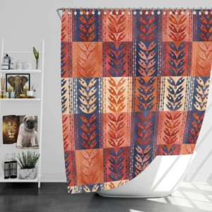 Beautiful Watercolor Geometric Background Shower Curtain