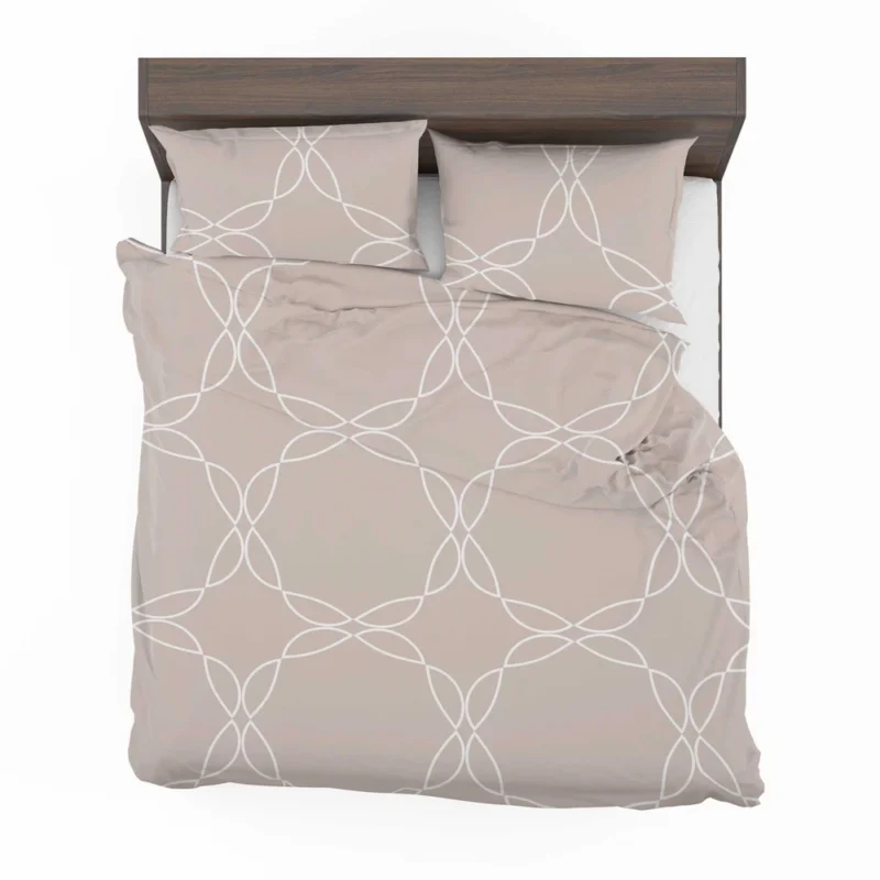 Beige Minimalist On Mercury Bedding Set 2