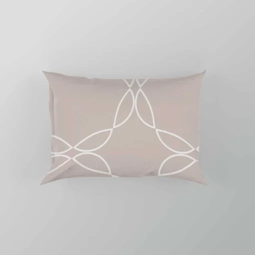 Beige Minimalist On Mercury Pillow Case