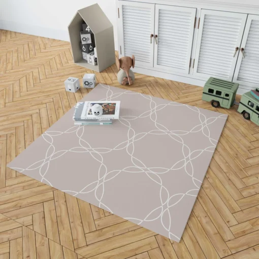 Beige Minimalist On Mercury Rug 1