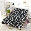 Black & White Giraffe Print Bedding Set