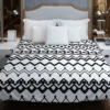 Black n White Aztec Pattern Duvet Cover