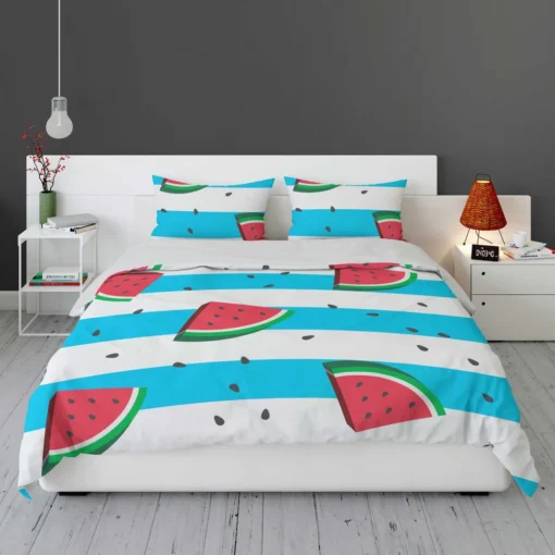 Blacktail Mountain Watermelon Painting Bedding Set 1