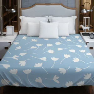 Bloomed Jasmine Buds Duvet Cover