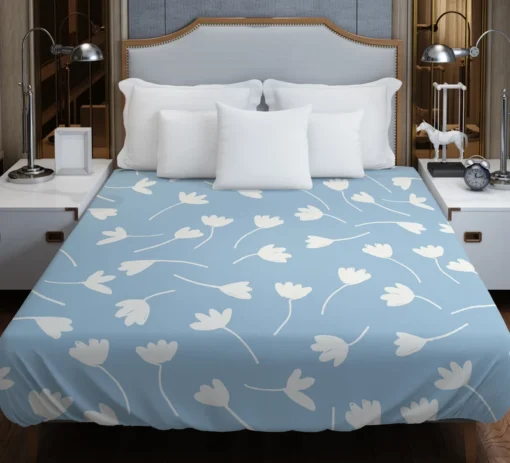 Bloomed Jasmine Buds Duvet Cover