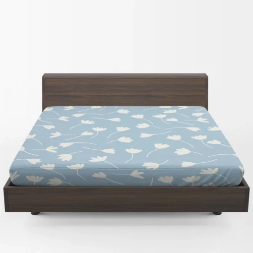 Bloomed Jasmine Buds Fitted Sheet 1