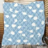 Bloomed Jasmine Buds Quilt Blanket