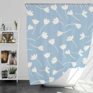 Bloomed Jasmine Buds Shower Curtain