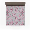 Blooming Dianthus Flower Fitted Sheet