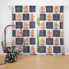 Blue Anchor Pattern Curtain