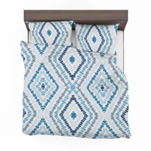 Blue And White Marine Batik Bedding Set 2