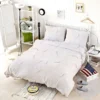 Blue Chalk Floral Minimalist Bedding Set