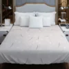 Blue Chalk Floral Minimalist Duvet Cover