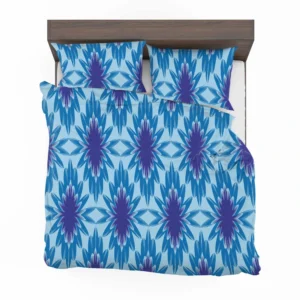 Blue Cornflower Pattern Bedding Set 2