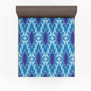 Blue Cornflower Pattern Fitted Sheet