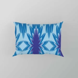 Blue Cornflower Pattern Pillow Case