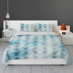 Blue Crystal Triangle Bedding Set 1