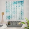 Blue Crystal Triangle Wall Tapestry