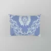 Blue Damask Texture Pillow Case