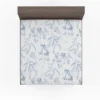 Blue Floreana Toile Pattern Fitted Sheet