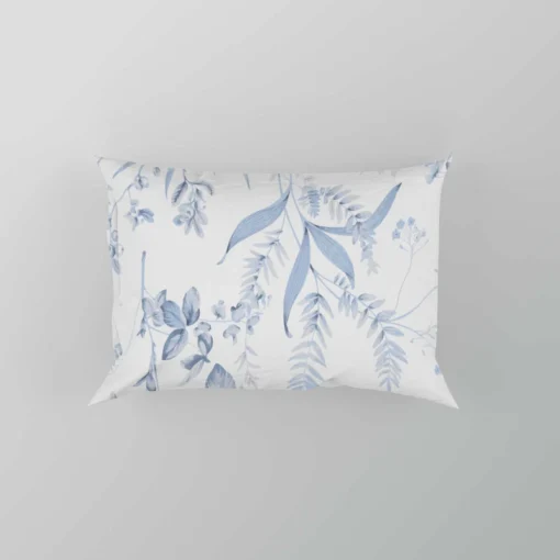 Blue Floreana Toile Pattern Pillow Case