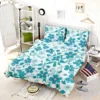 Blue Flowers Spring Pattern Bedding Set