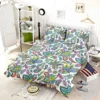 Blue Green Indian Floral Paisley Bedding Set