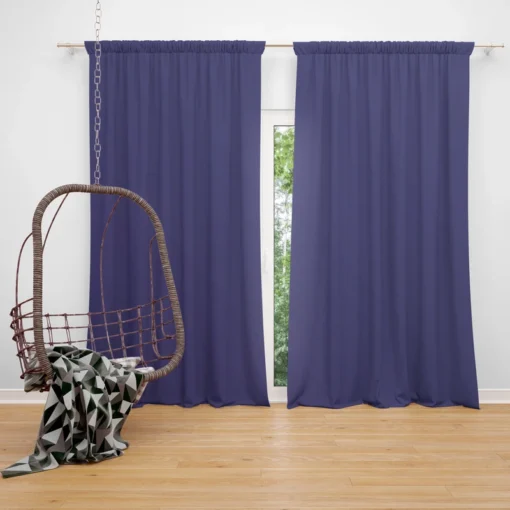 Blue Indigo Color Curtain