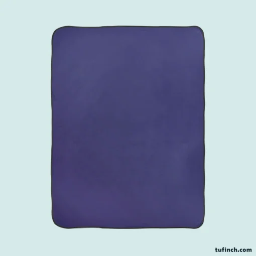 Blue Indigo Color Fleece Blanket 1