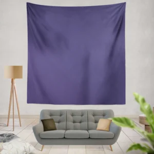 Blue Indigo Color Wall Tapestry