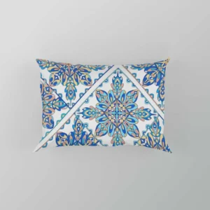 Blue Moroccan Traditional Design Pillow Case