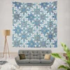 Blue Moroccan Traditional Design Wall Tapestry