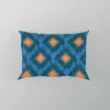 Blue Orange Polygon Triangle Pillow Case