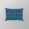 Blue Pink Checkered Pattern Pillow Case