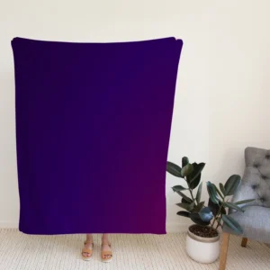 Blue Pink Gradient Fleece Blanket