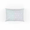 Blue Purple Floral Pattern Pillow Case