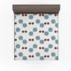 Blue Red Polka Dots Fitted Sheet