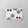 Blue Red Polka Dots Pillow Case