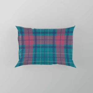 Blue Red Tartan Plaid Pillow Case