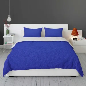 Blue Solid Color Bedding Set 1