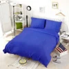 Blue Solid Color Bedding Set