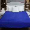 Blue Solid Color Duvet Cover