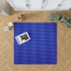 Blue Solid Color Rug