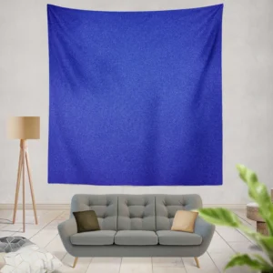 Blue Solid Color Wall Tapestry